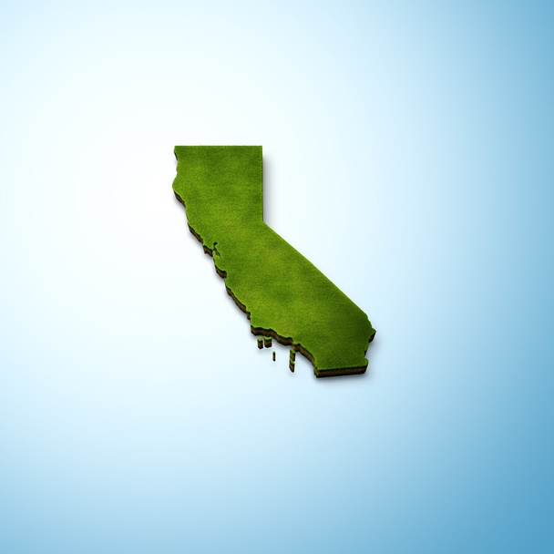 Kalifornian kartta - Valokuva, kuva