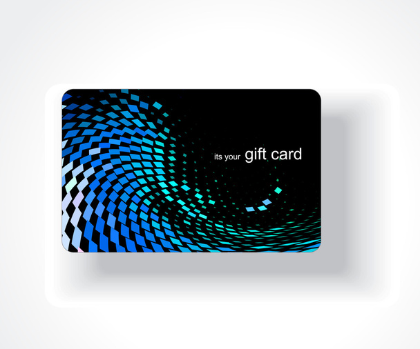 Gift card design - Vector, Image