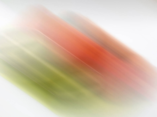 アブストラクトサーフェスのクローズぼやけた多色またはオレンジ色白と緑の背景 - 写真・画像