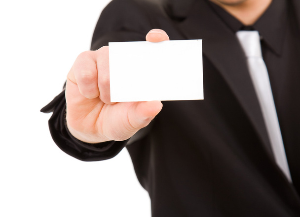 Businessman offering businesscard - Foto, imagen