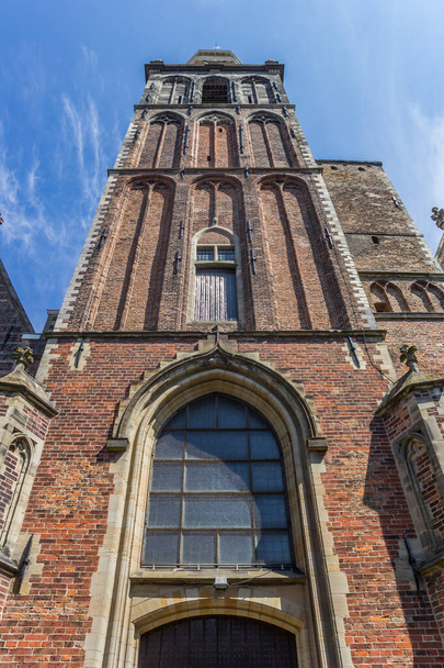 Tower of the historic Sint Jan church in Gouda, Netherlands - Photo, Image