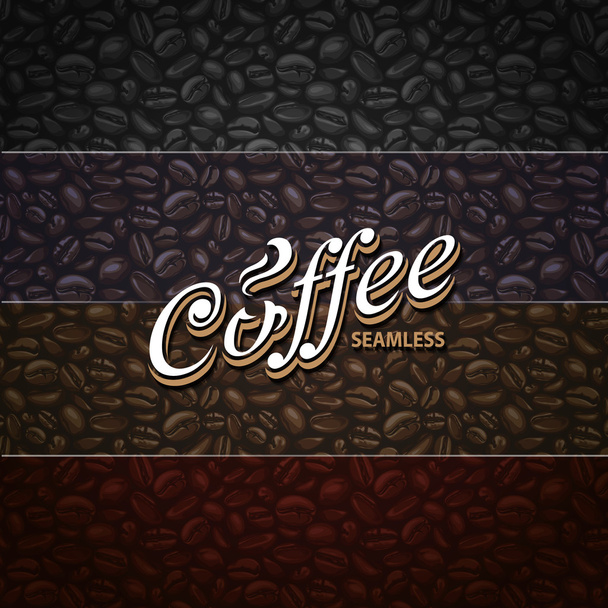 Coffee Seamless Patterns - Vector, Image