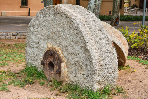 two old millstone wheels known. - Photo, image