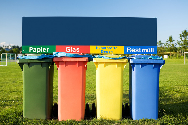 Mülleimer recyceln - Foto, Bild