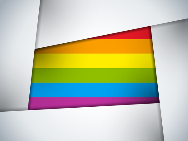 πλατεία γυαλί γυαλιστερή κουμπί γκέι - Διάνυσμα, εικόνα