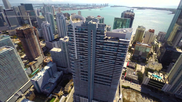 Aerial Brickell Miami - Footage, Video
