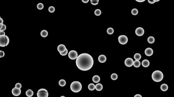 Mozgókép háttér colorfil mozgó buborékok - Felvétel, videó