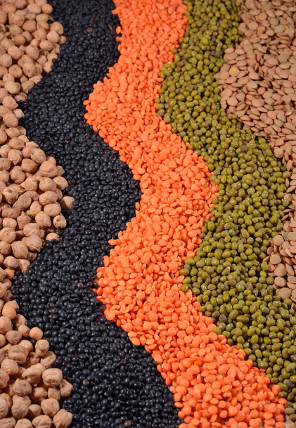 Mixture of dried lentils and beans - Photo, Image