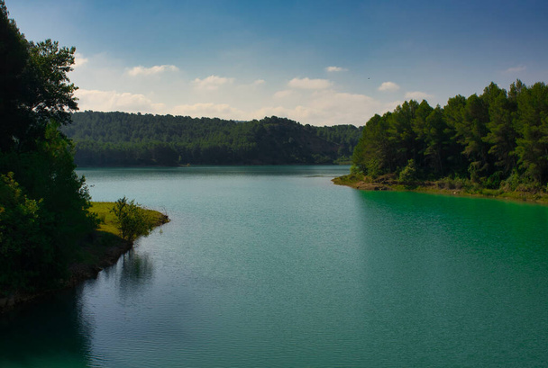 The Sichar reservoir in Ribesalbes, Castellon, Spain - Photo, Image