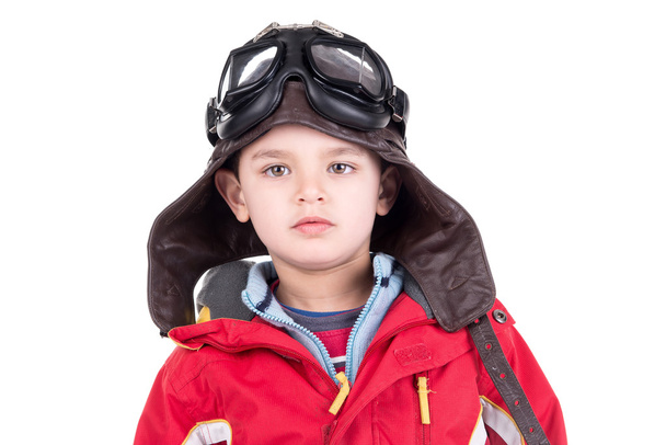 Young boy aviator - Foto, immagini