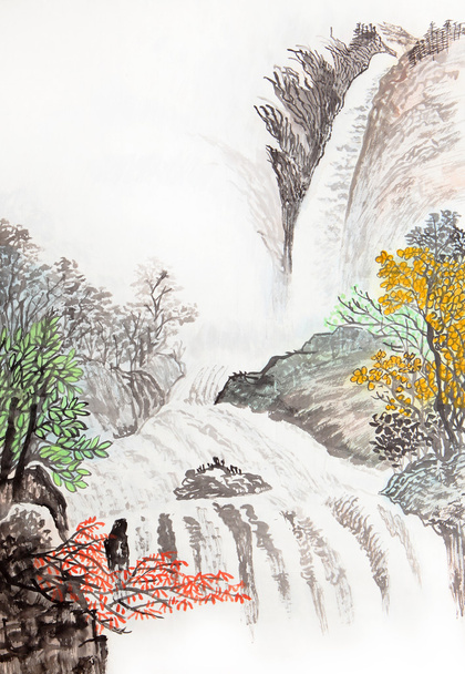 Traditional Chinese painting - Photo, image