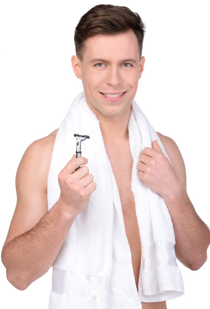 Homme Lavage
 - Photo, image