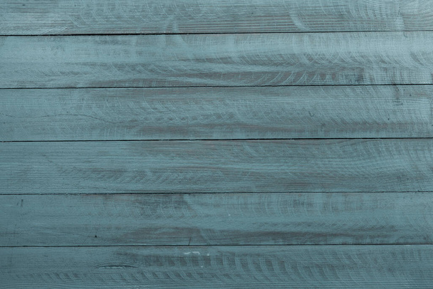 Textura de fondo vintage de madera azul. Antigua pared de madera pintada - Foto, imagen