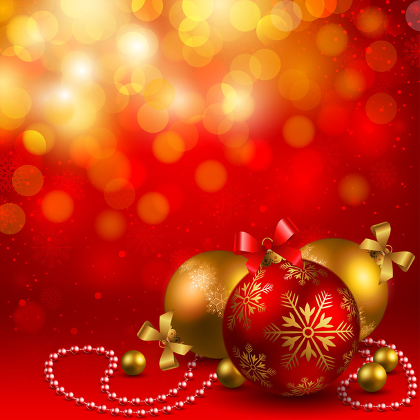 Christmas background - Vector, Imagen