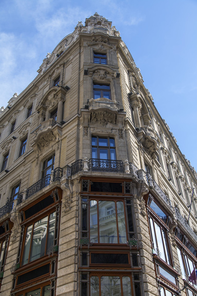 Budapest, Hungary. Architectural fragments of historic buildings - Φωτογραφία, εικόνα