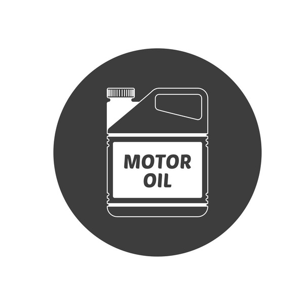 Motor oil vector icon. - Vector, Image