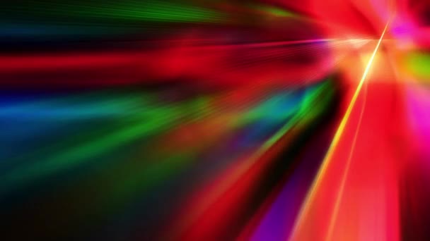 Egy színes fénysugár lassan mozog. - Felvétel, videó