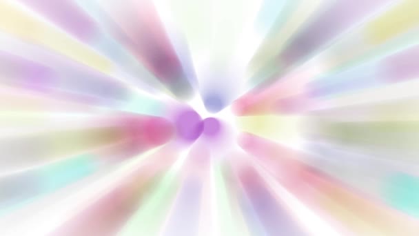 Een kleurrijke lichtstraal die langzaam beweegt - Video