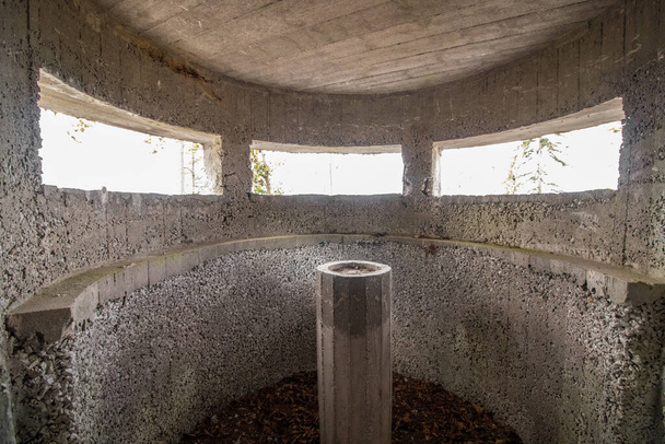 Uvnitř starého bunkru ze světové války - Fotografie, Obrázek