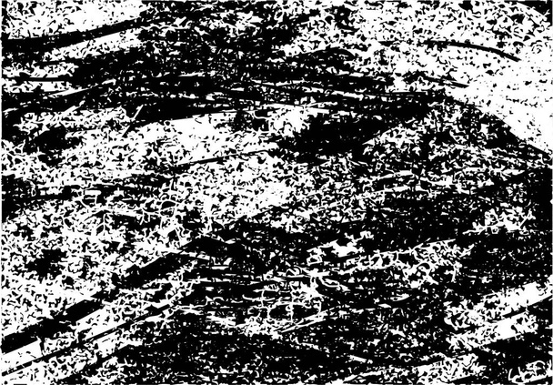 Fondo angustiado en textura en blanco y negro con puntos, manchas, arañazos y líneas. Ilustración abstracta del vector. - Vector, Imagen