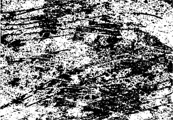 Занепокоєний фон в чорно-білій текстурі з точками, плямами, подряпинами та лініями. Анотація Векторні ілюстрації
. - Вектор, зображення