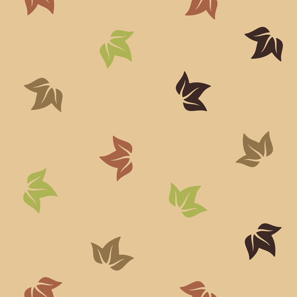 seamless background: leaf - Vector, Image