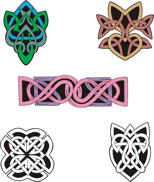 Knot Decoration Dingbats & Patterns - Vector, Image