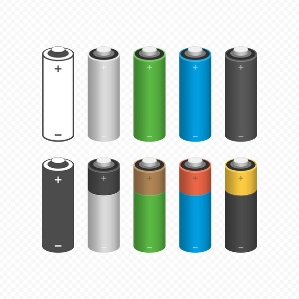 Vector icon of battery. - Vector, Image