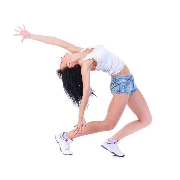 Beautiful sporty woman doing exercise - Φωτογραφία, εικόνα