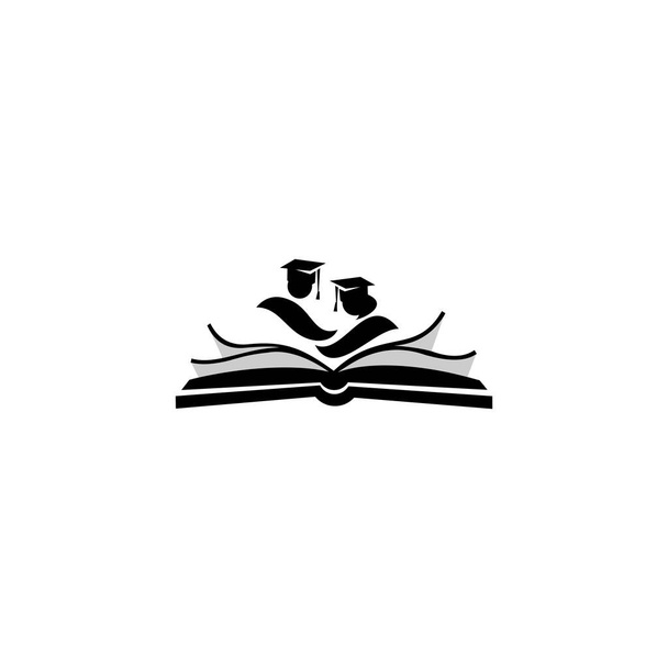 Plantillas de Logo Educativo. diseño aislado sobre fondo blanco - Vector, imagen