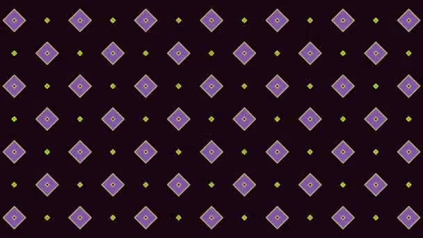 Kaleidoskop mnoha čtverců různých barev - Záběry, video