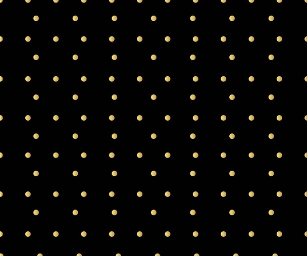 Złoto polka kropki wzór, kolorowe tło wakacje - wektor abstrakcyjne tło - Wektor, obraz