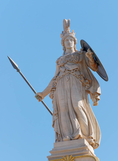 Estátua de Atenas, a antiga deusa grega do conhecimento e da sabedoria - Foto, Imagem