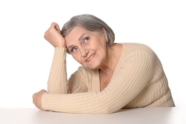 Smiling senior lady - Foto, Imagen