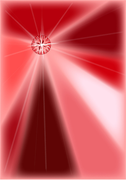 Ruby Багатопроменева зірка
 - Вектор, зображення