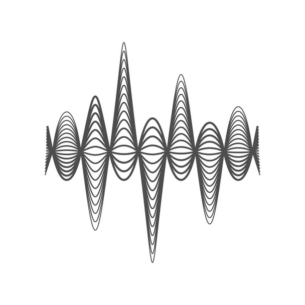 Astratto suono equalizzatore onda sfondo - Vettoriali, immagini