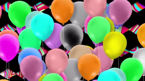 Багато кульок, різнокольорові, стрибають з силою вітру
 - Кадри, відео
