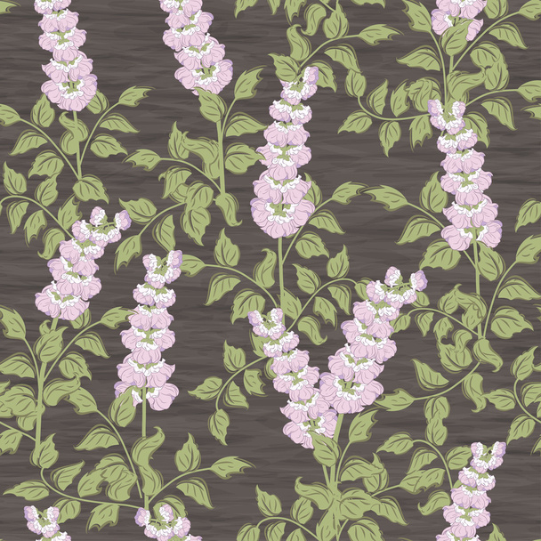 Spring floral vector seamless pattern - ベクター画像