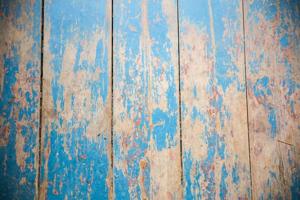 Старі вінтажні синьо-бежеві пофарбовані дерев'яні дошки. Класична текстура фону
. - Фото, зображення