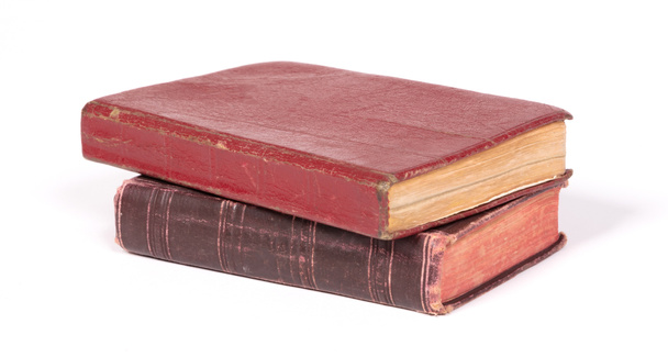 Stare małe biblie, odizolowane na białym tle - Zdjęcie, obraz