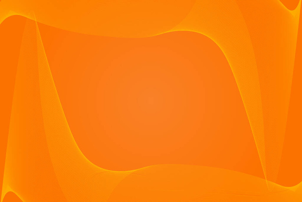 Elegante oranje golf achtergrond - Vector, afbeelding