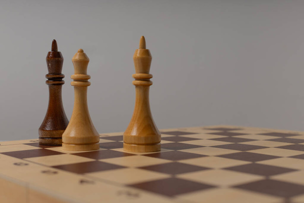 Checkmate in a chess game - Zdjęcie, obraz