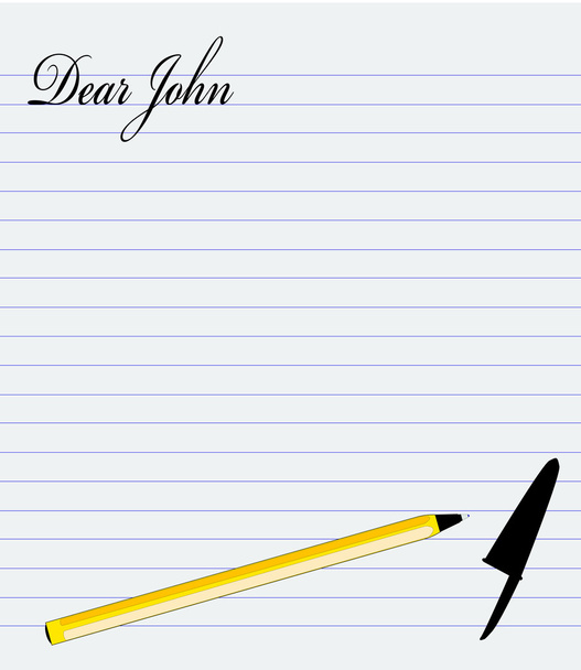 Dear John - Wektor, obraz