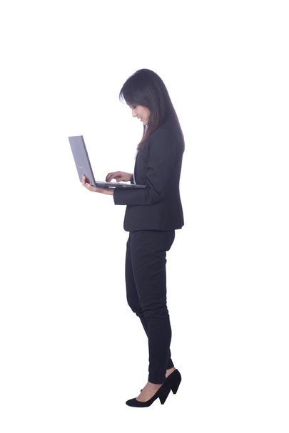 Business woman and laptop - Foto, Imagem