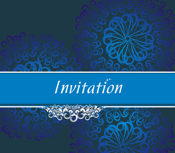 Carte d'invitation - Vecteur, image