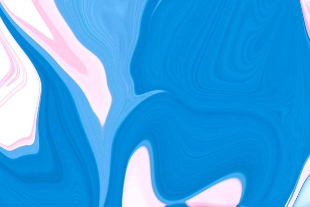 Transgender kleuren in marmer abstracte achtergrond textuur. Grafisch patroon met blauwe, roze, witte kleur te gebruiken voor achtergrond keramische teller tegel interieur en stof. - Foto, afbeelding