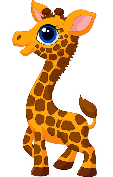 Giraffa bambino
 - Vettoriali, immagini