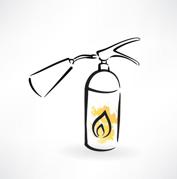 fire extinguisher icon - Διάνυσμα, εικόνα
