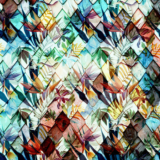 abstract beautiful colorful combination pattern - Zdjęcie, obraz