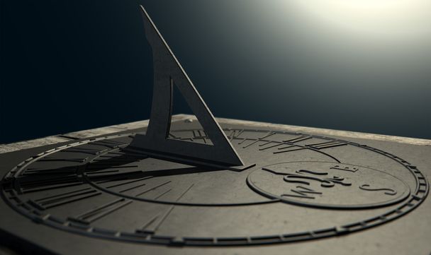 ηλιακό ρολόι ΣΥΣΠΕΙΡΩΣΗ - Φωτογραφία, εικόνα